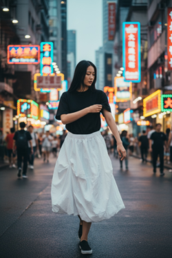 Sukaatoo White Puffer Skirt