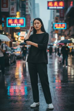 Black Tunic Top